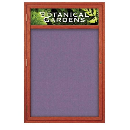 United Visual Products Sliding Glass Door Radius Letterboard, 96"x48", Gold/Grey Vinyl UV9024ACS-GOLD-GREYVL